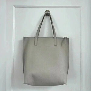 Mark Graham Grey EVERYDAY ITALIAN LEATHER
ZIPPER TOTE LIKE NEW